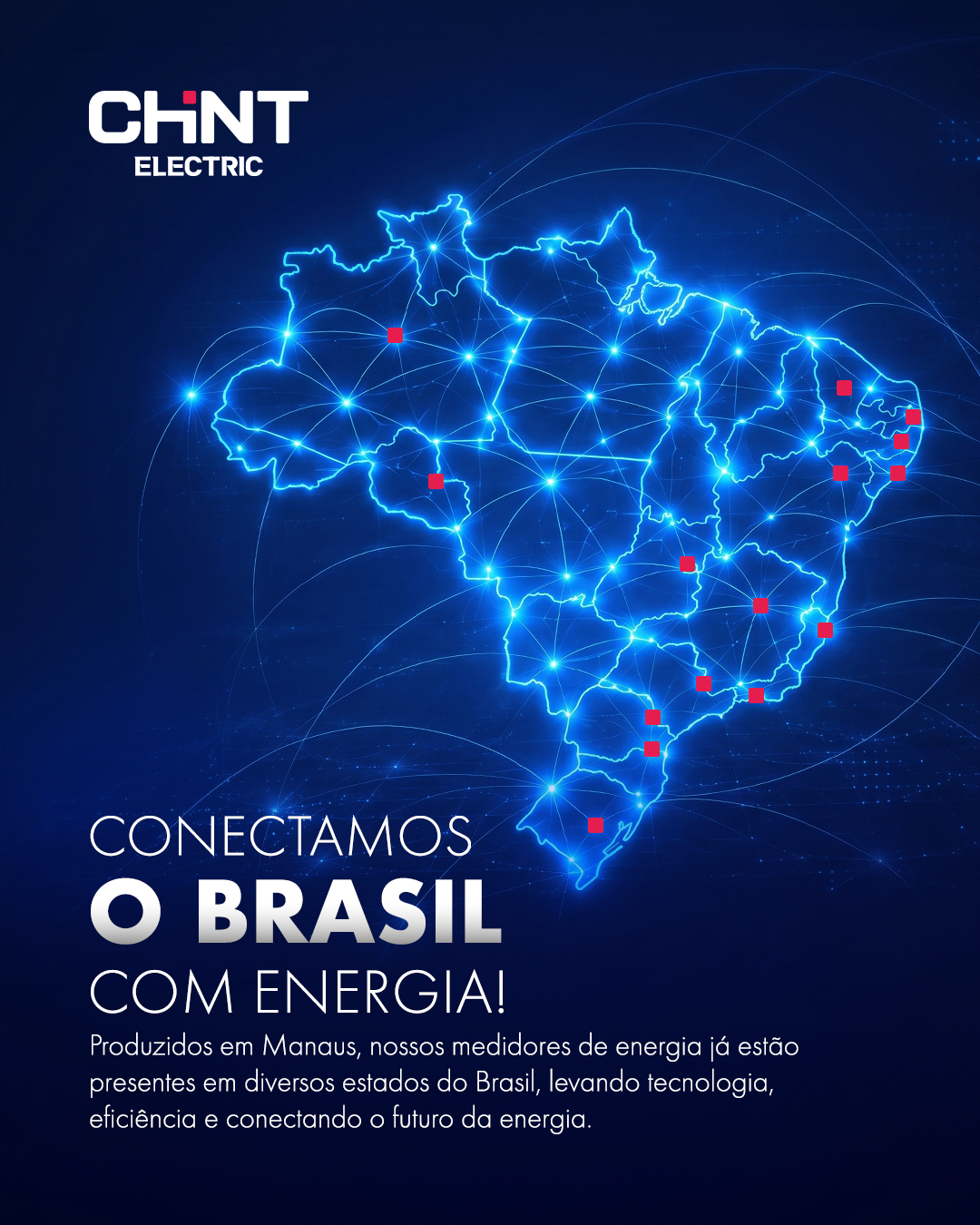 CHINT Brasil fornecerá medidores de energia produzidos em Manaus para a CELESC, reforçando a produção nacional e a modernização do setor elétrico.